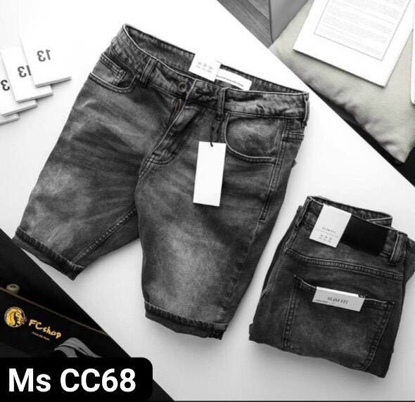 Quần short jean nam cao cấp đủ size 28-34
