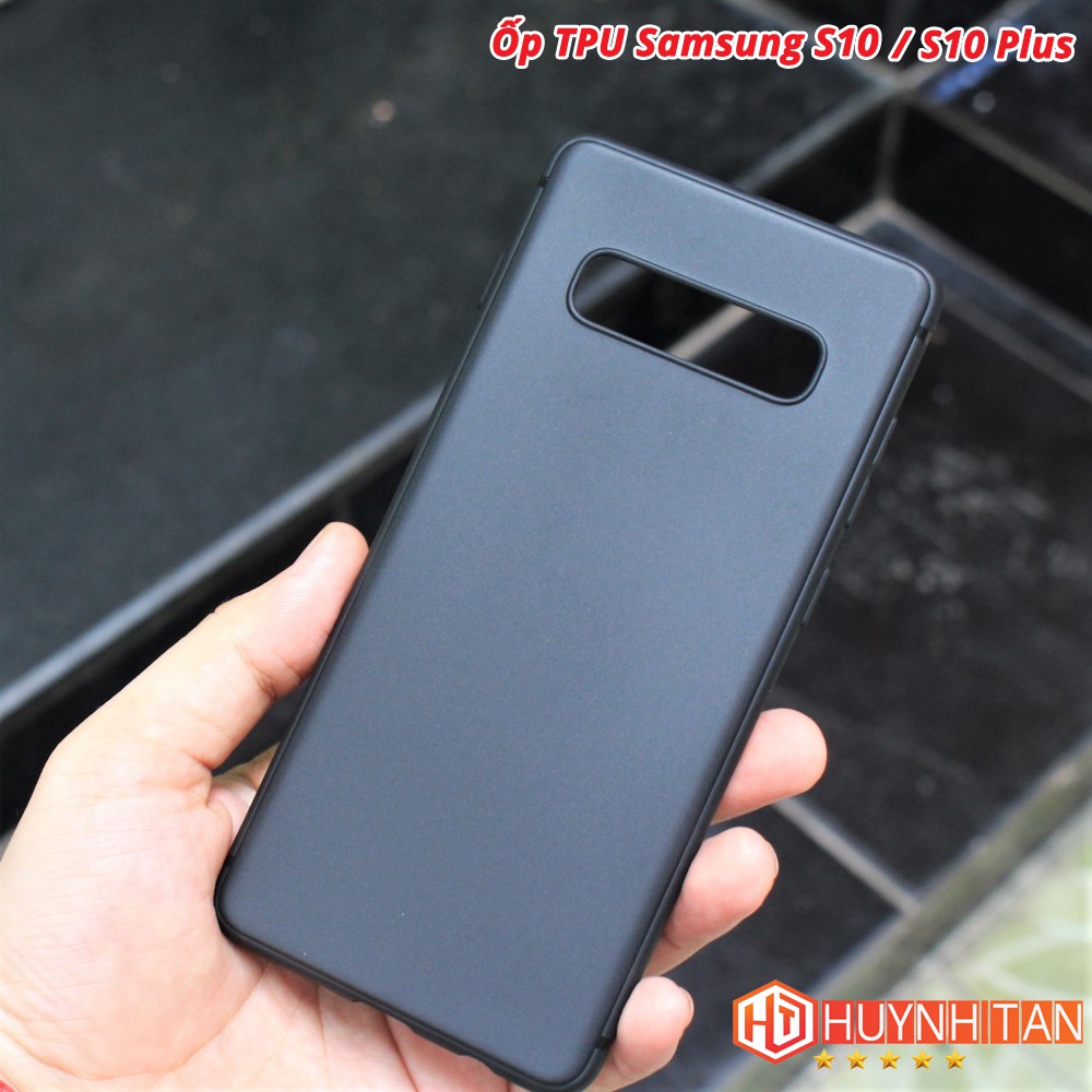 [HCM]Ốp lưng Samsung S10 / S10 Plus dẻo TPU cực mỏng ôm sát máy (màu đen như hình bìa)cam kết hàng đúng mô tả chất lượng đảm bảo an toàn đến sức khỏe người sử dụng