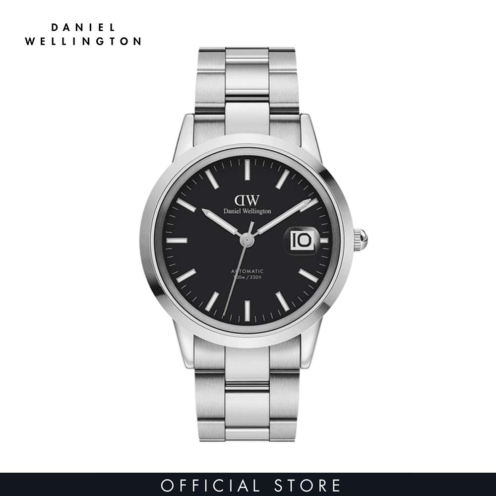 Đồng hồ cơ tự động Nam Daniel Wellington dây Kim loại - Automatic Iconic Link 40mm DW00100482