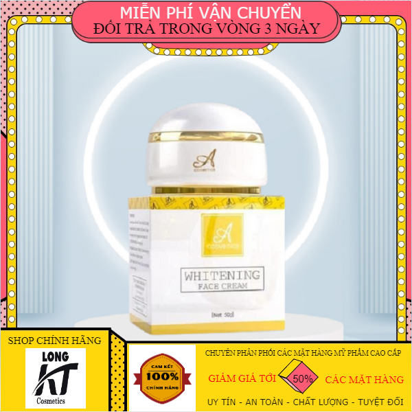 Chính hãng 100% kem dưỡng trắng da face pháp a cosmetic 50g mẫu mới