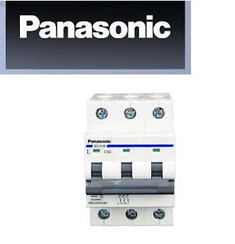 PANASONIC - MCB CẦU DAO Tự động bảo vệ quá tải và ngắt mạch MCB 3P - 6A/10A/16A/20A/25A/32A/40A/50A/63A/80A/100A ( BBD3063CNV/BBD3103CNV/BBD3163CNV/BBD3203CNV / BBD3253CNV / BBD3323CNV / BBD3403CNV / BBD3503CNV / BBD3633CNV / BBD308031 / BBD310031