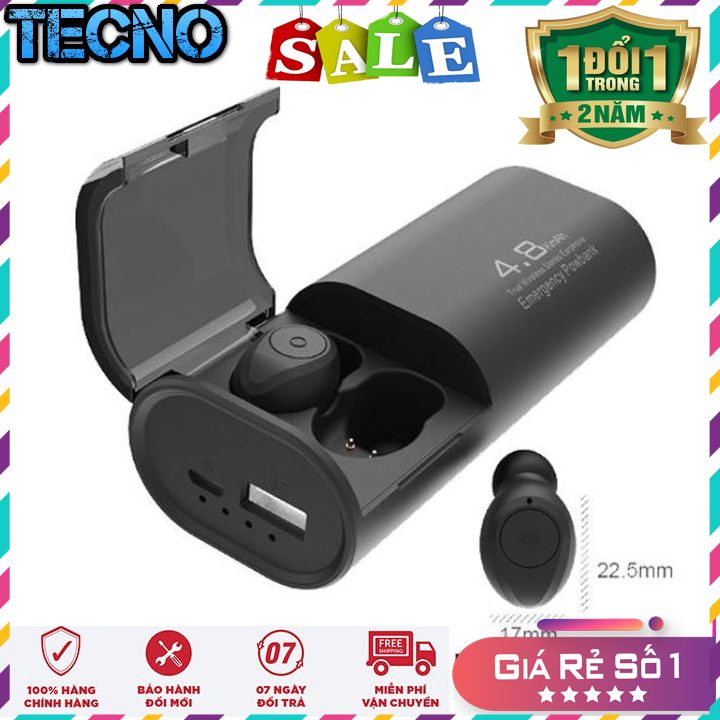 Tai Nghe Bluetooth F9-S11 TWS Phiên Bản Cảm Ứng . Tai Nghe Pin Trâu Kiêm Sạc Dự Phòng . Tai Nghe Tốt Thích Hợp Cho Mọi Dòng Điện Thoại [Bảo Hành Tại Tecno] }