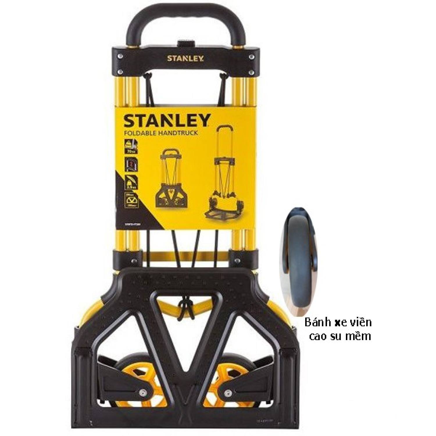 Xe đẩy tay 2 bánh cao cấp có thể gấp gọn stanley ft580 tải trọng 70kg