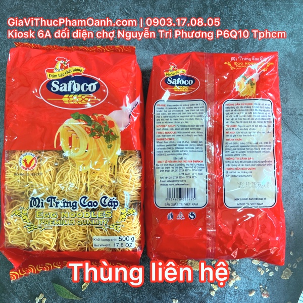 Mì trứng cao cấp Safoco