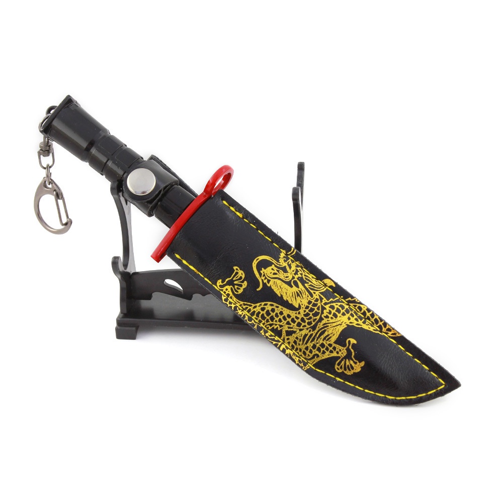 Mô hình móc khóa M9 Bayonet CSGO kim loại cao cấp Tặng kèm bao da và giá đỡ mô hình