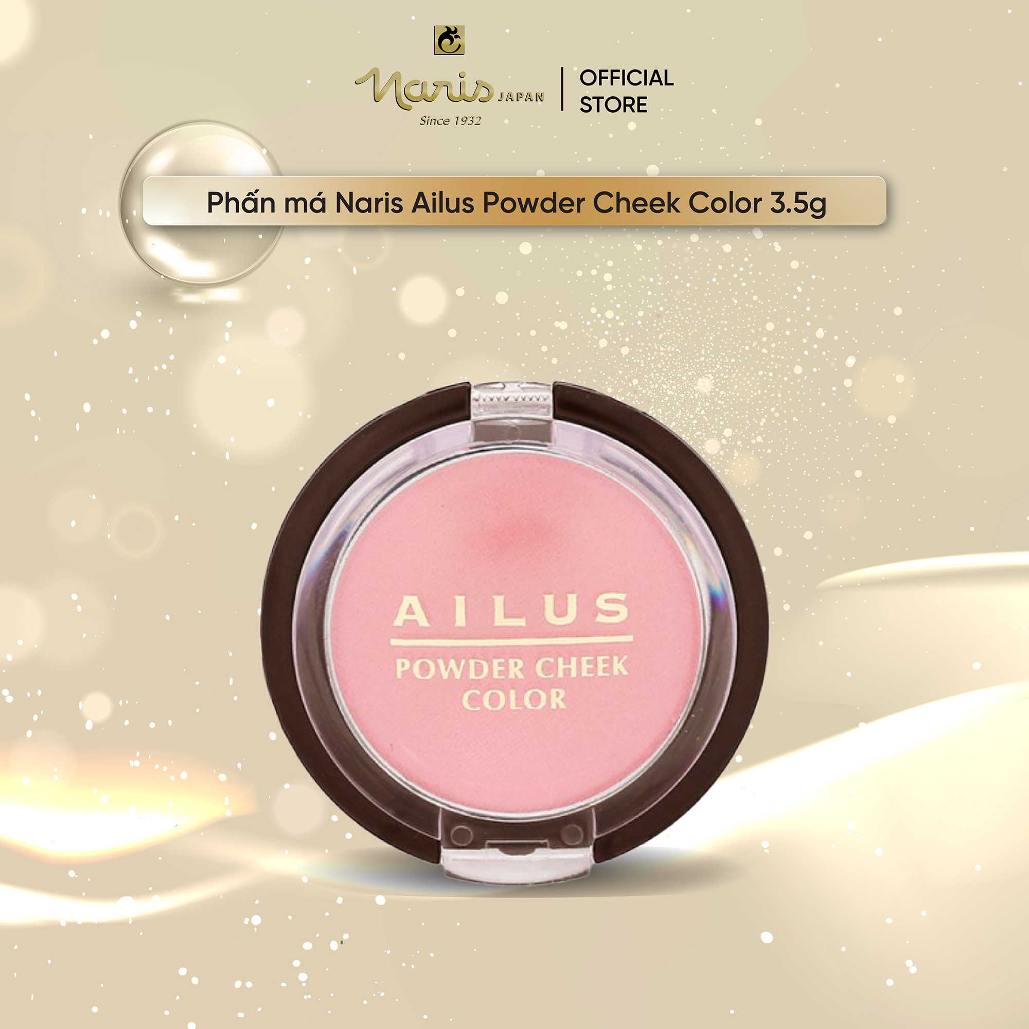 Phấn má Naris Ailus Powder Cheek Color