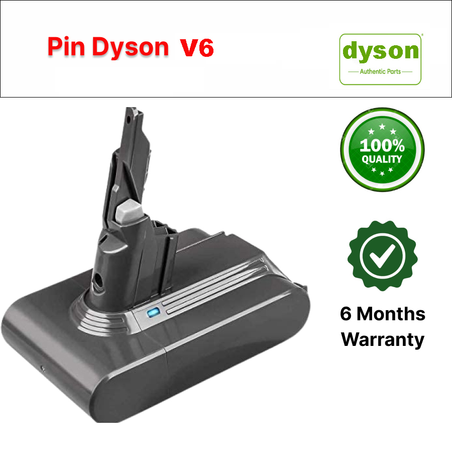 Pin thay thế máy hút bụi cầm tay dyson v6 dc58 dc62 dc74 sv06 sv09