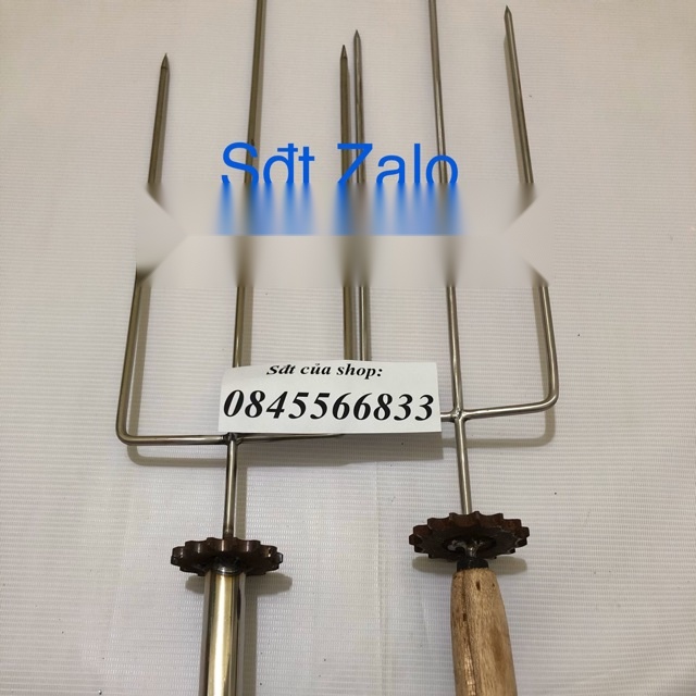 Freeship max-cam kết giá tốt-xiên nướng vịt , dành cho lò quay , cán gỗ và cán inox