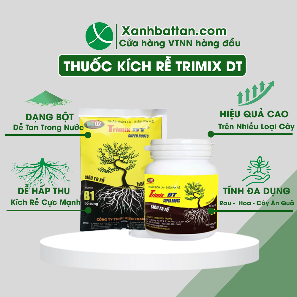 Phân bón lá siêu kích rễ super roots trimix dt