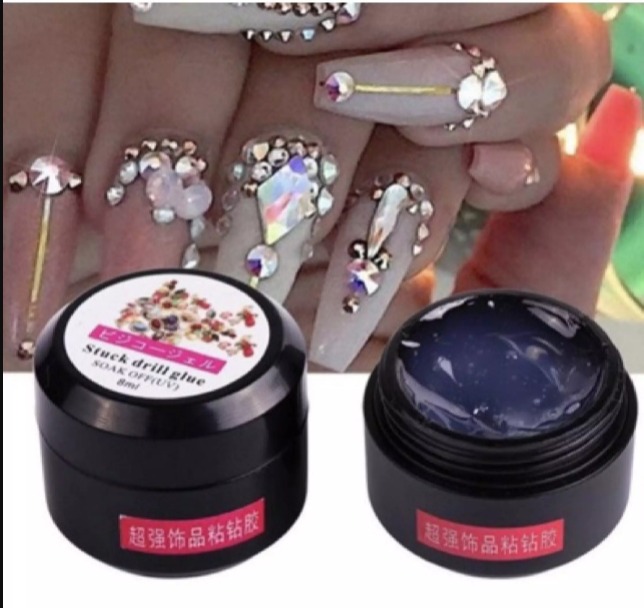 Gel gắn đính đá trang trí móng shop Aznails