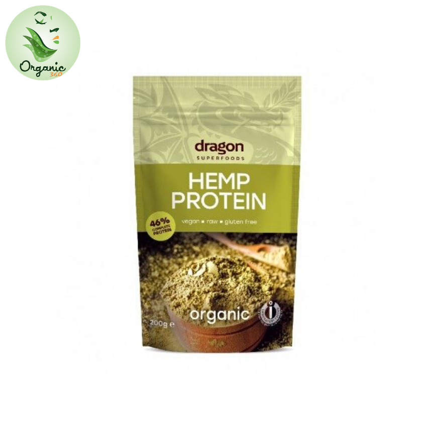 Protein bột gai dầu hữu cơ 200g Dragon Superfoods