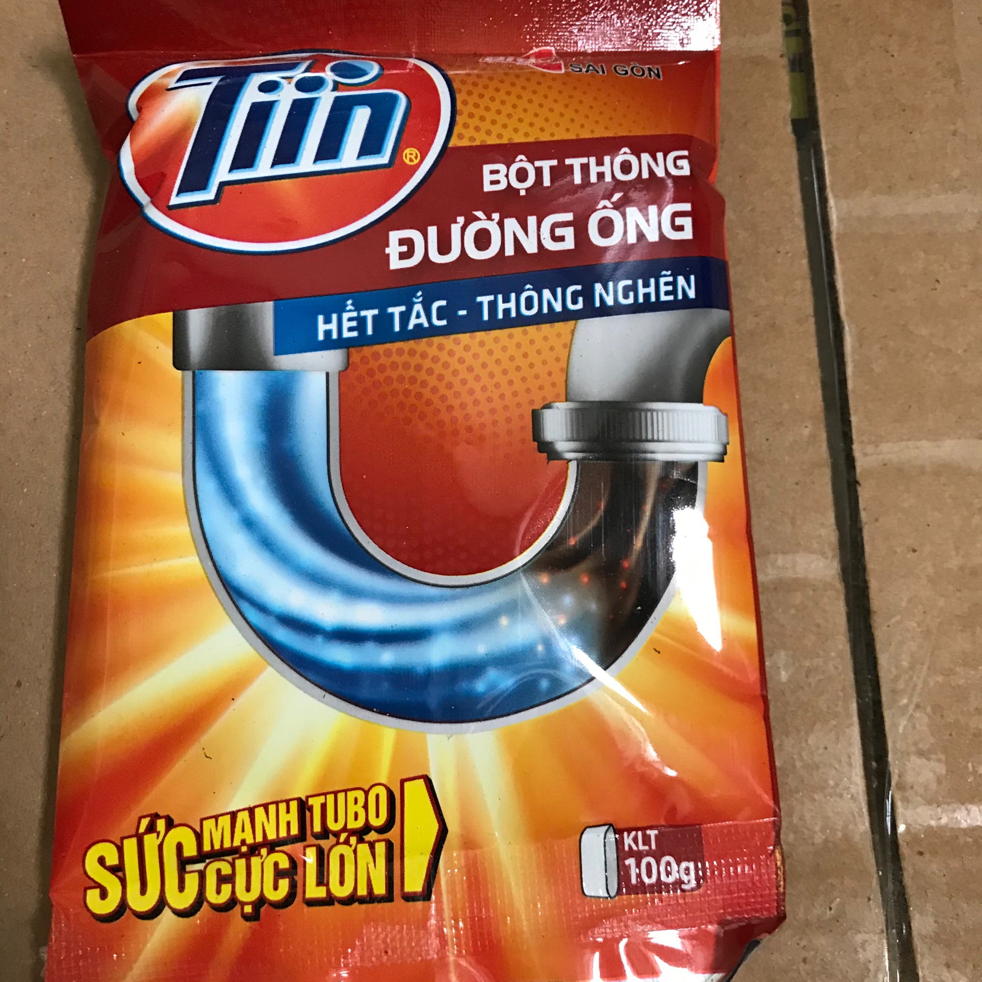 [Hoàn Tiền 10%] Bột thông tắc Tiin làm sạch bôn câu vệ sinh tự hoai thông tăc đương ống toilet