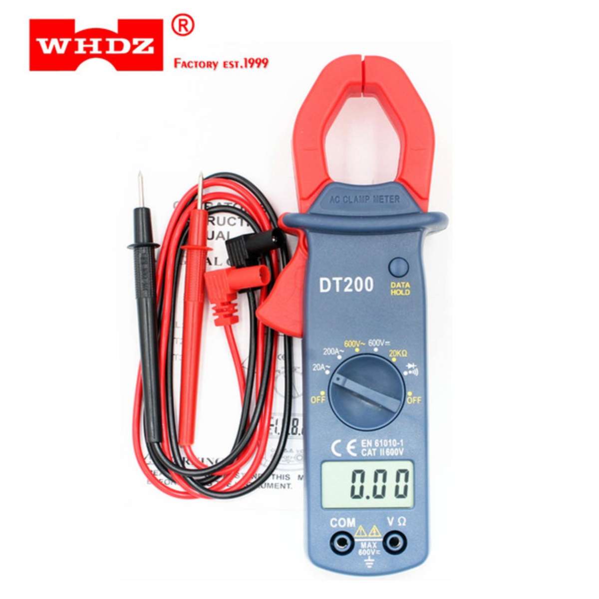 Ampe kế cầm tay kẹp vạn năng dt200 uy tín chất lượng
