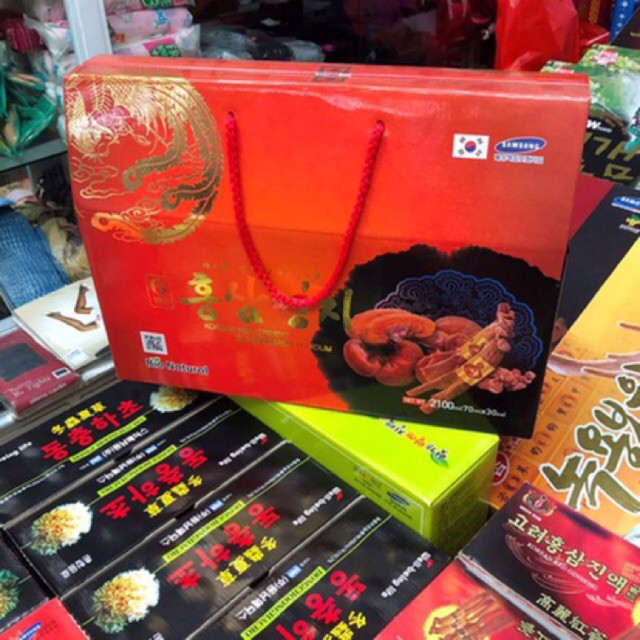 Nước hồng sâm linh chi hàn quốc 30 gói