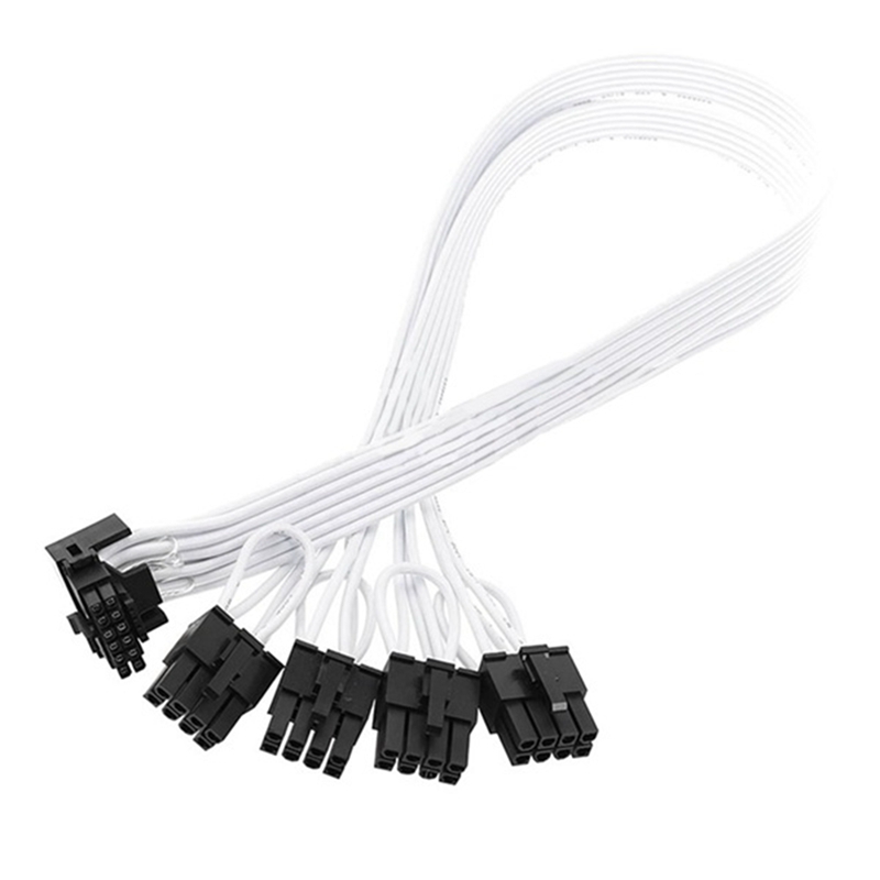 1Pcs 4XCPU 8-Pin to 16 Pin Male PCI