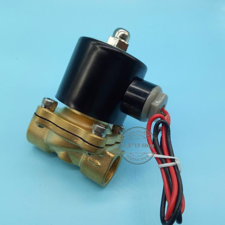 Van điện từ phi 34mm/220v van nước tự động đóng mở bằng điện sử dụng kết hợp van với các loại công tắc điện công tắc hẹn giờ