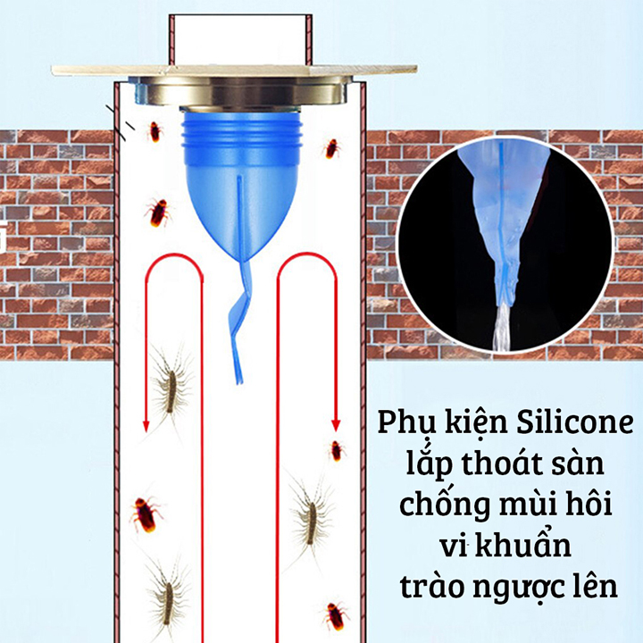 Ống chặn mùi hôi cống, chặn mùi hôi từ cống thoát nước