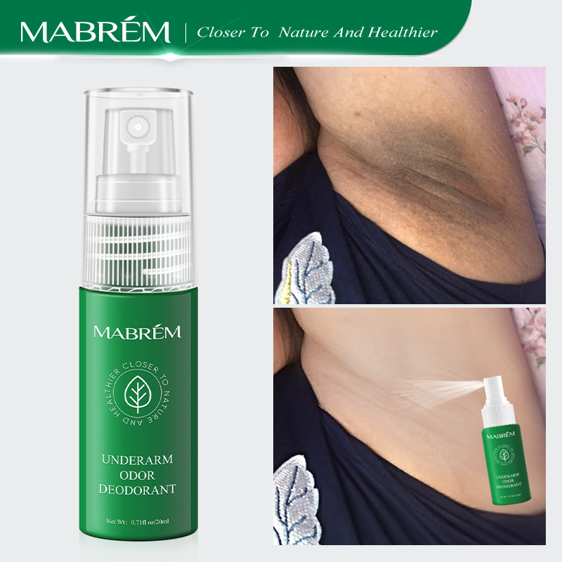 MABREM Xịt thơm cơ thể Khử mùi mồ hôi dành cho nam và nữ loại bỏ mùi hôi vùng nách và mùi mồ hôi kéo dài hương thơm Xịt dưỡng da 20ml