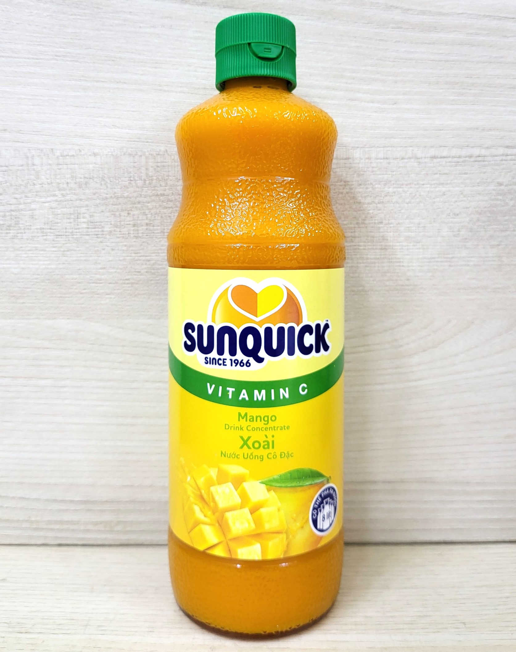 SUNQUICK chai XOÀI 800ml NƯỚC ÉP XOÀI CÔ ĐẶC Vitamin C Mango Drink