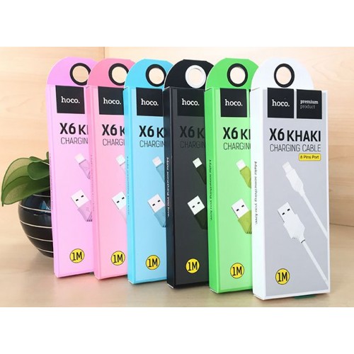 Cáp sạc hoco x6 lightning / micro dài 1m