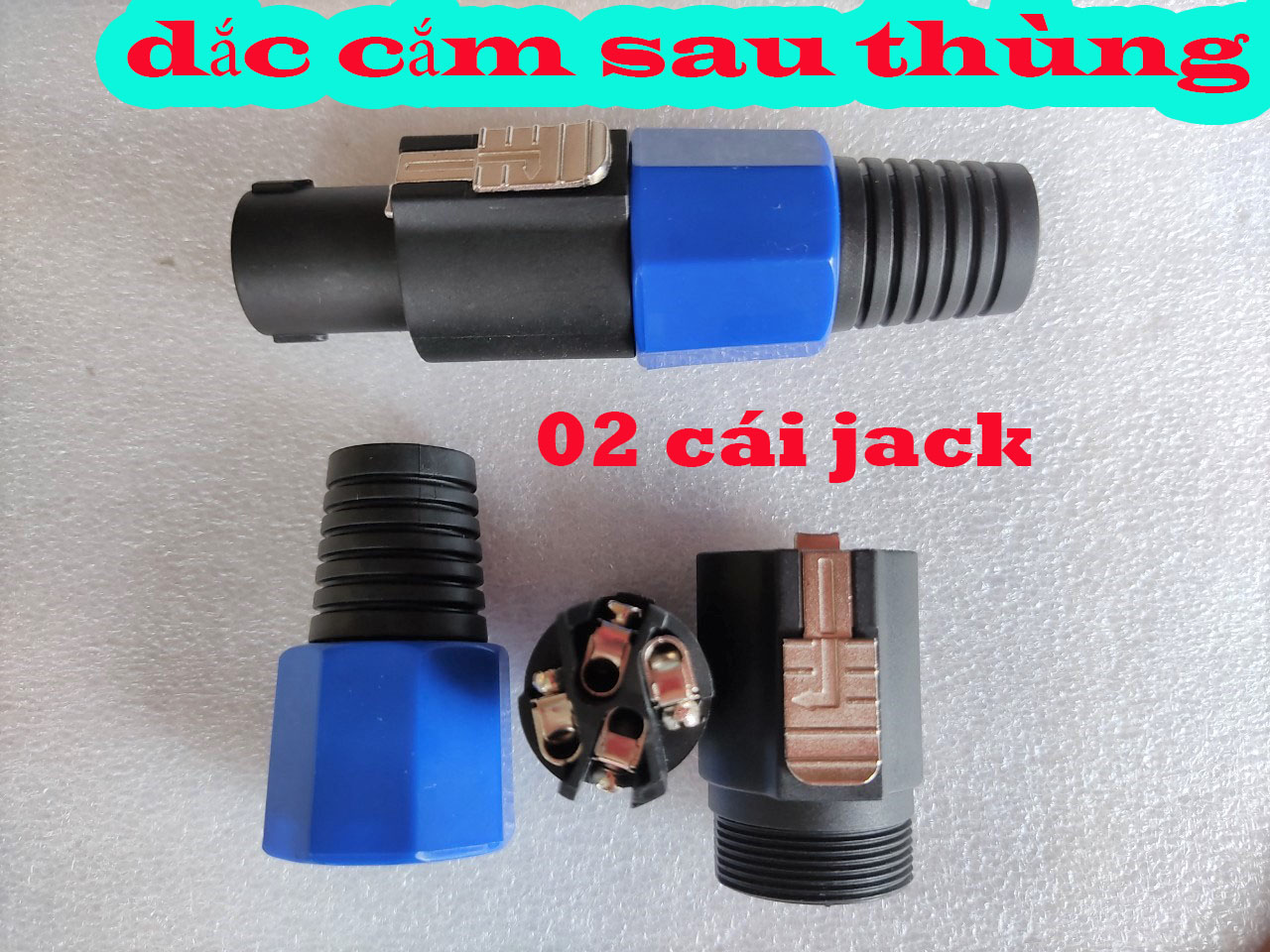 2 cái jack neutrik - dắc speakon