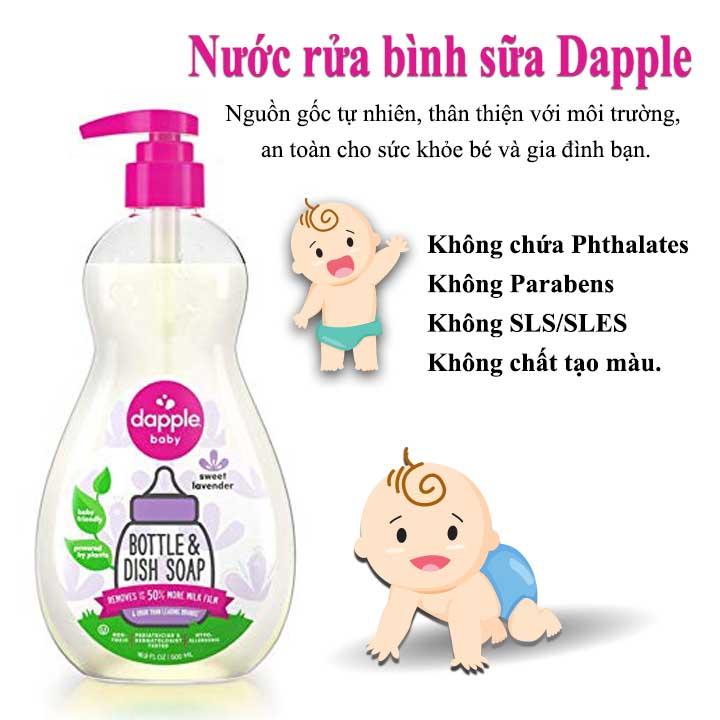 Nước rửa bình sữa Dapple 500ml