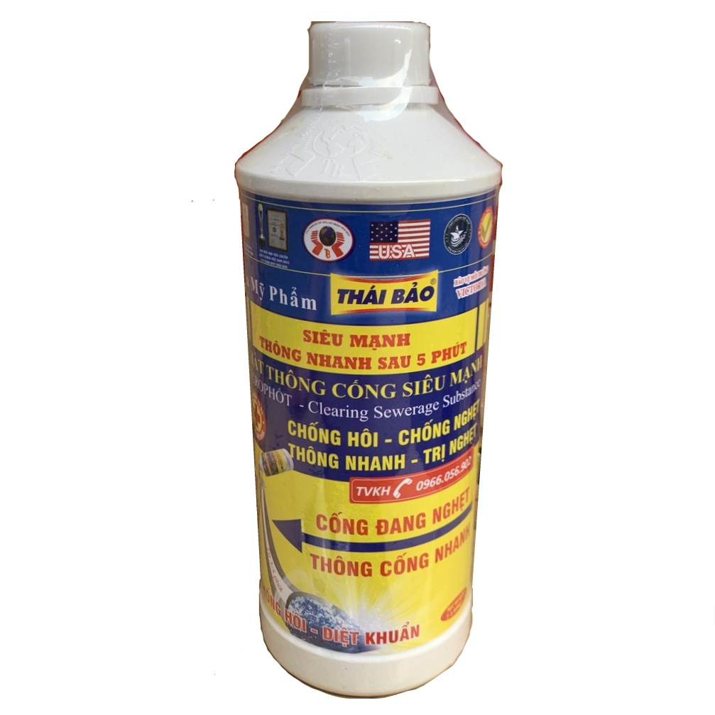 Chất thông cống cầu đang nghẹt siêu mạnh Thái Bảo 1.6kg