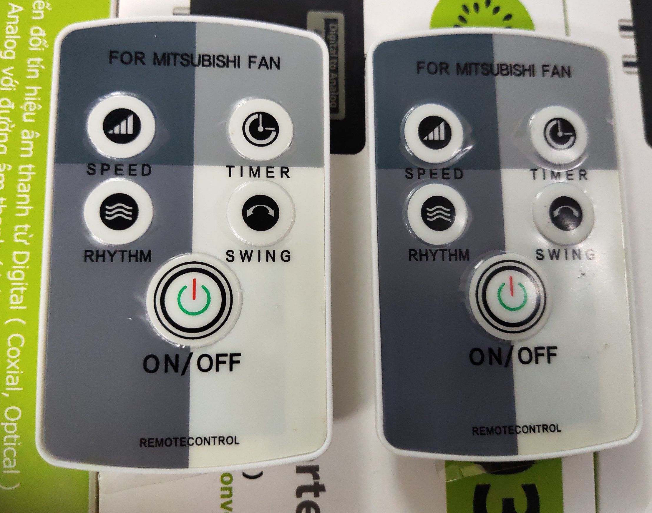 Điều khiển quạt mitsubishi electric- sản phẩm đã có pin sẵn