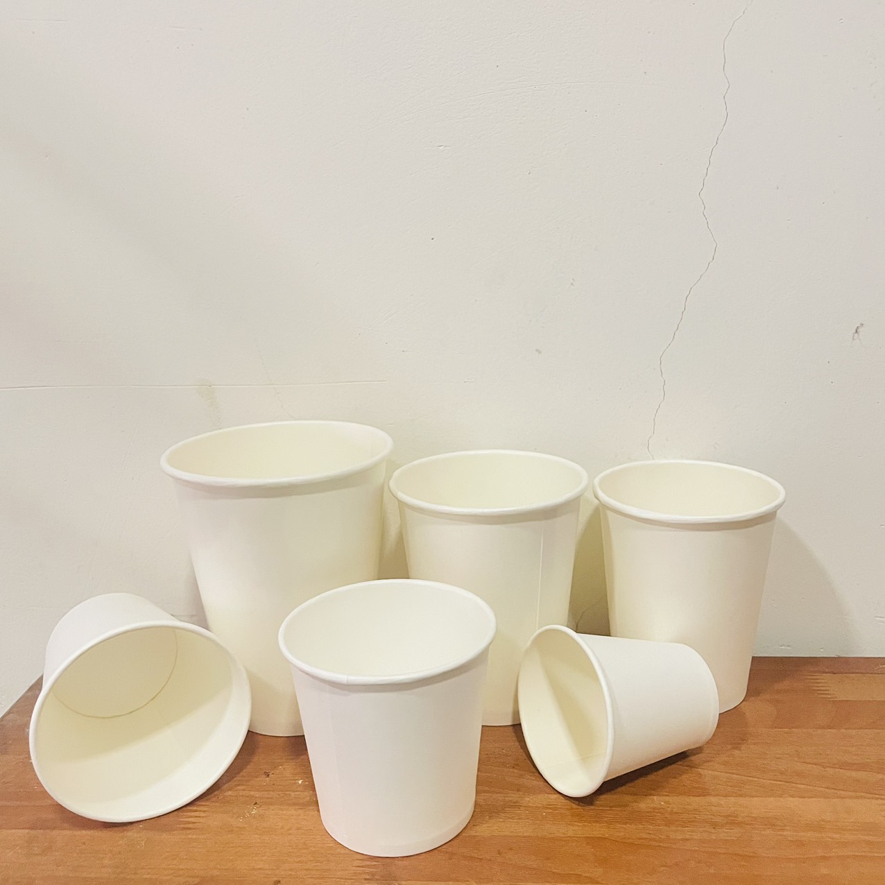 Ly giấy dùng một lần nhiều nhiều size