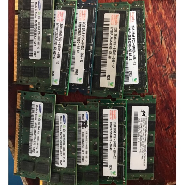 Ram2 2G nâng cấp bộ nhớ cho Laptop