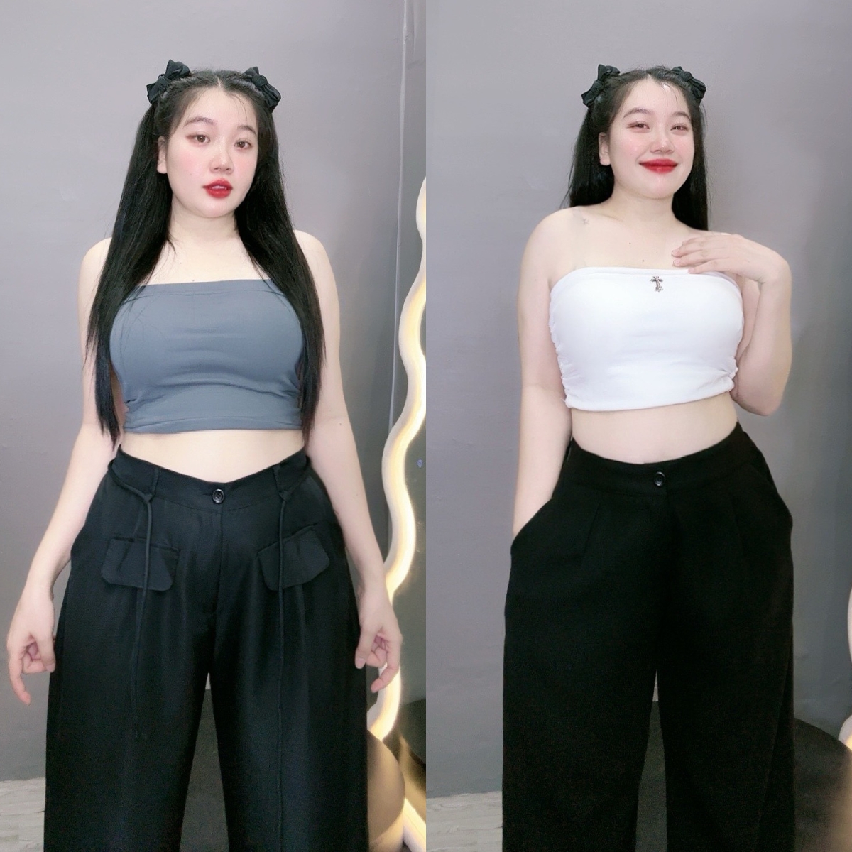 Áo ống Bigsize cúp ngực bra không dây không đệm chất thun borip mềm mát A50