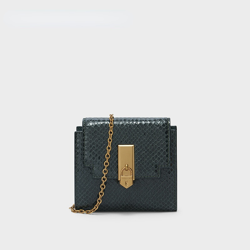 Charles and keith ck6-10770508 ví nữ có khóa vẽ sơn dầu
