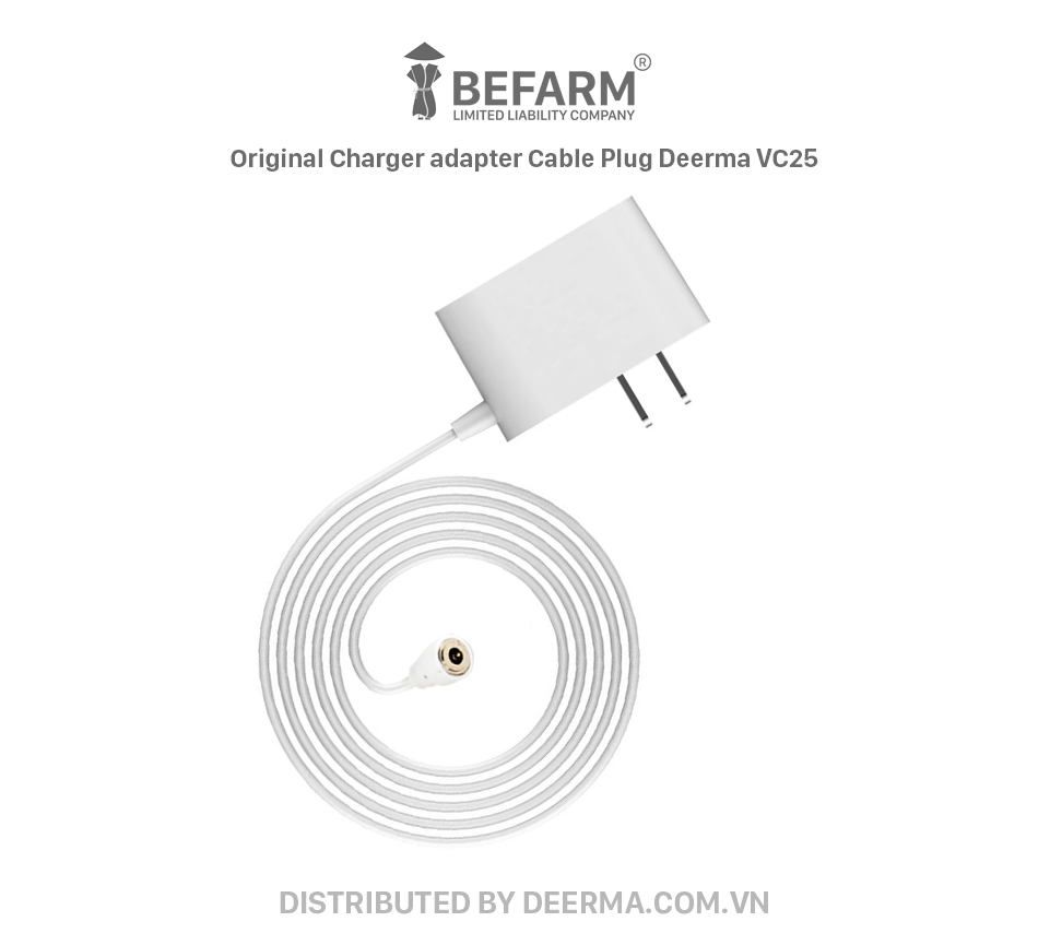 Bộ nguồn sạc cho máy hút bụi cầm tay Deerma VC25