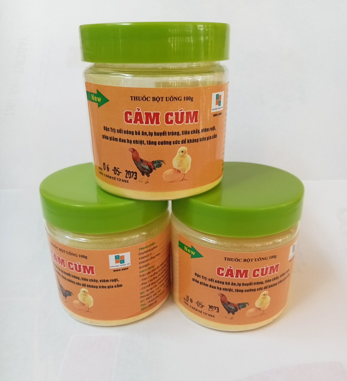 Combo 3 hủ cảm cúm gà