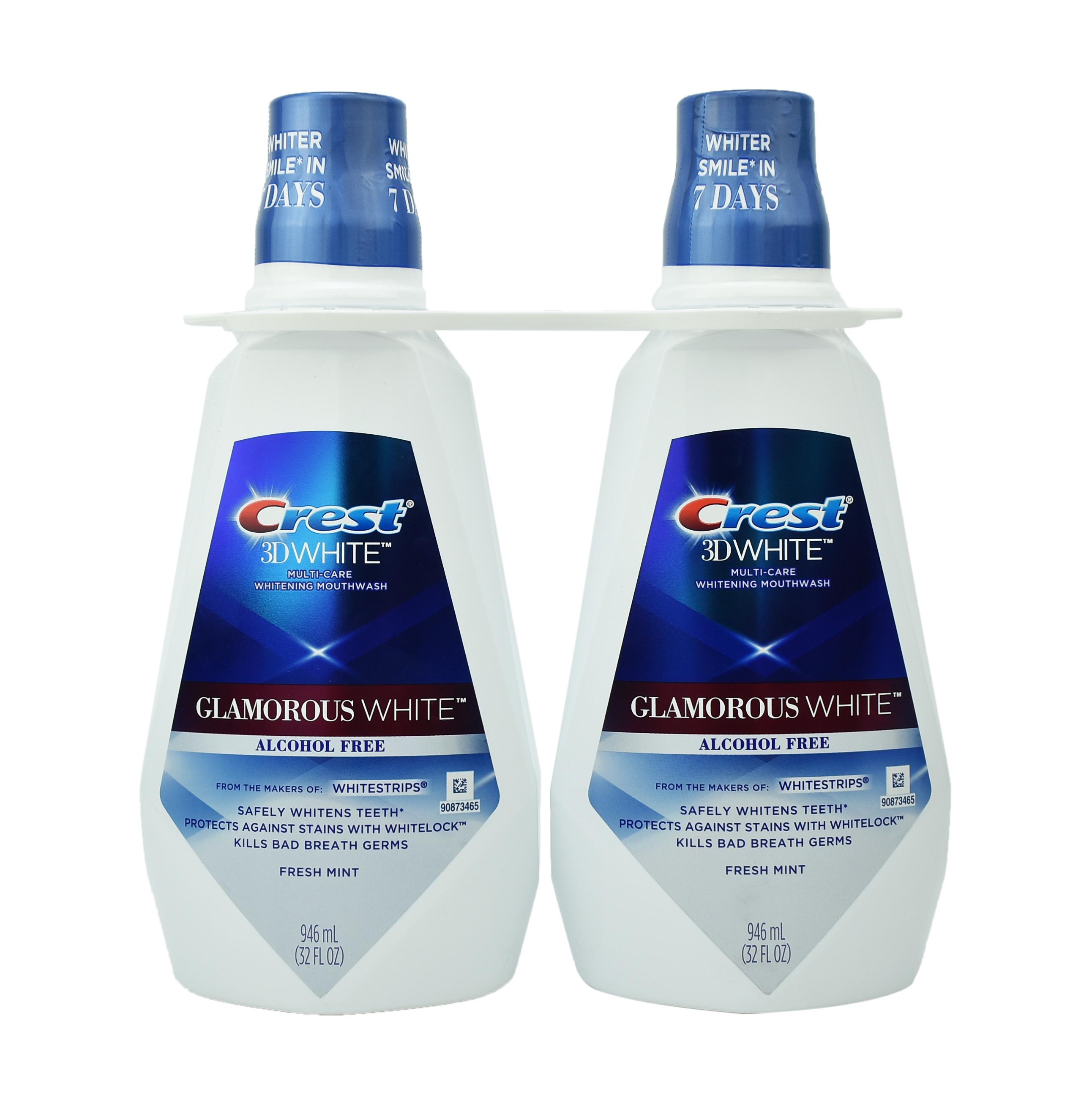 Nước súc miệng Crest 3D White Luxe Glamorous Mouthwash 946ml