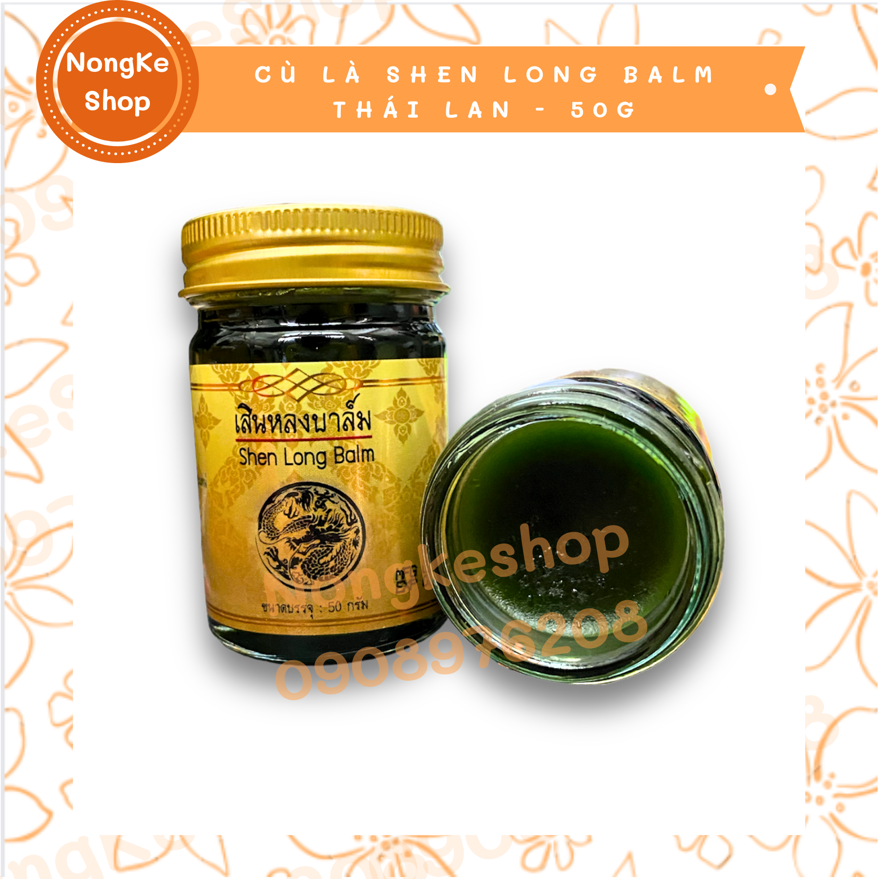 Dầu cù là shen long balm thái lan 50g
