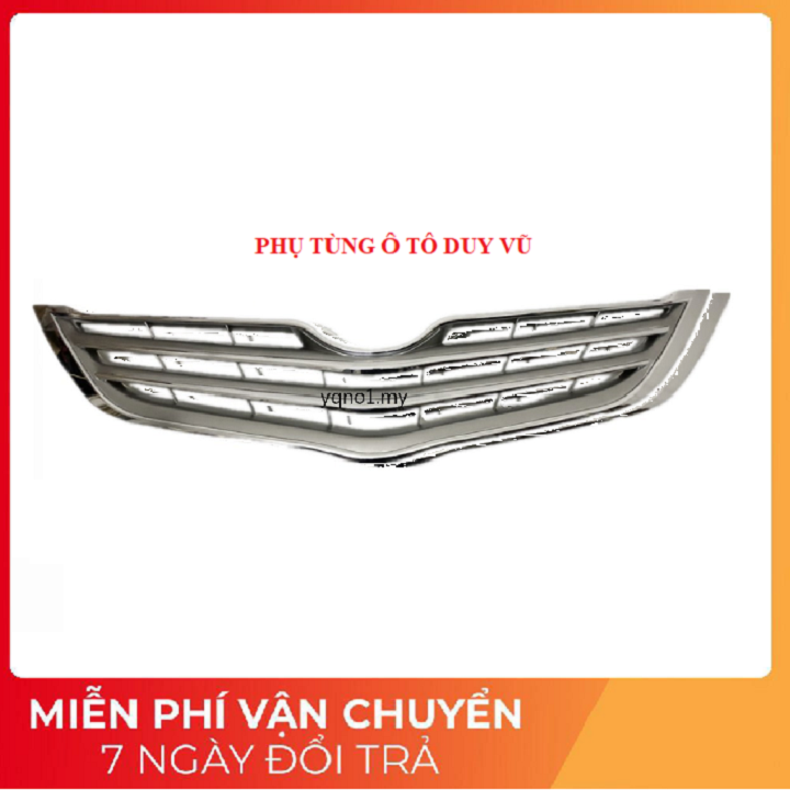 Mặt ca lăng toyota vios 2008-2013 mạ nhũ bạc