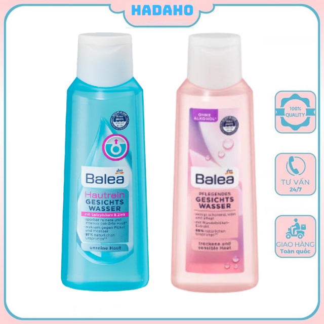 Nước Hoa Hông Balea Toner  200ml làm sạch dịu nhẹ
