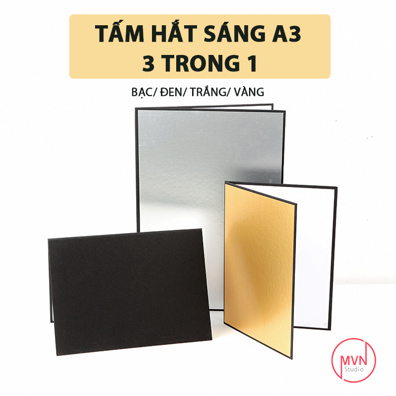Tấm hắt sáng để bàn đạo cụ hỗ trợ chụp sản phẩm kích thước A3 - hàng chính hãng Refutuna - MVN Studio