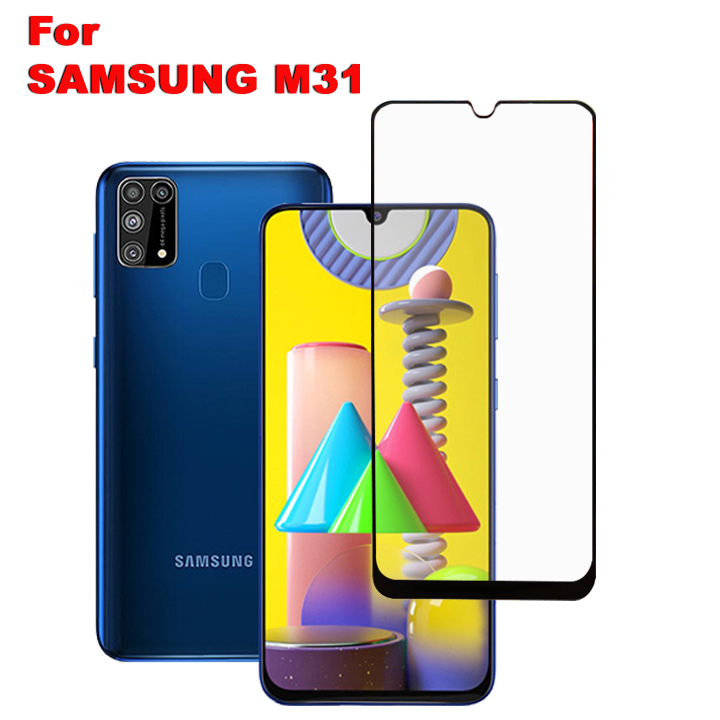 Miếng dán cường lực full màn hình samsung m31