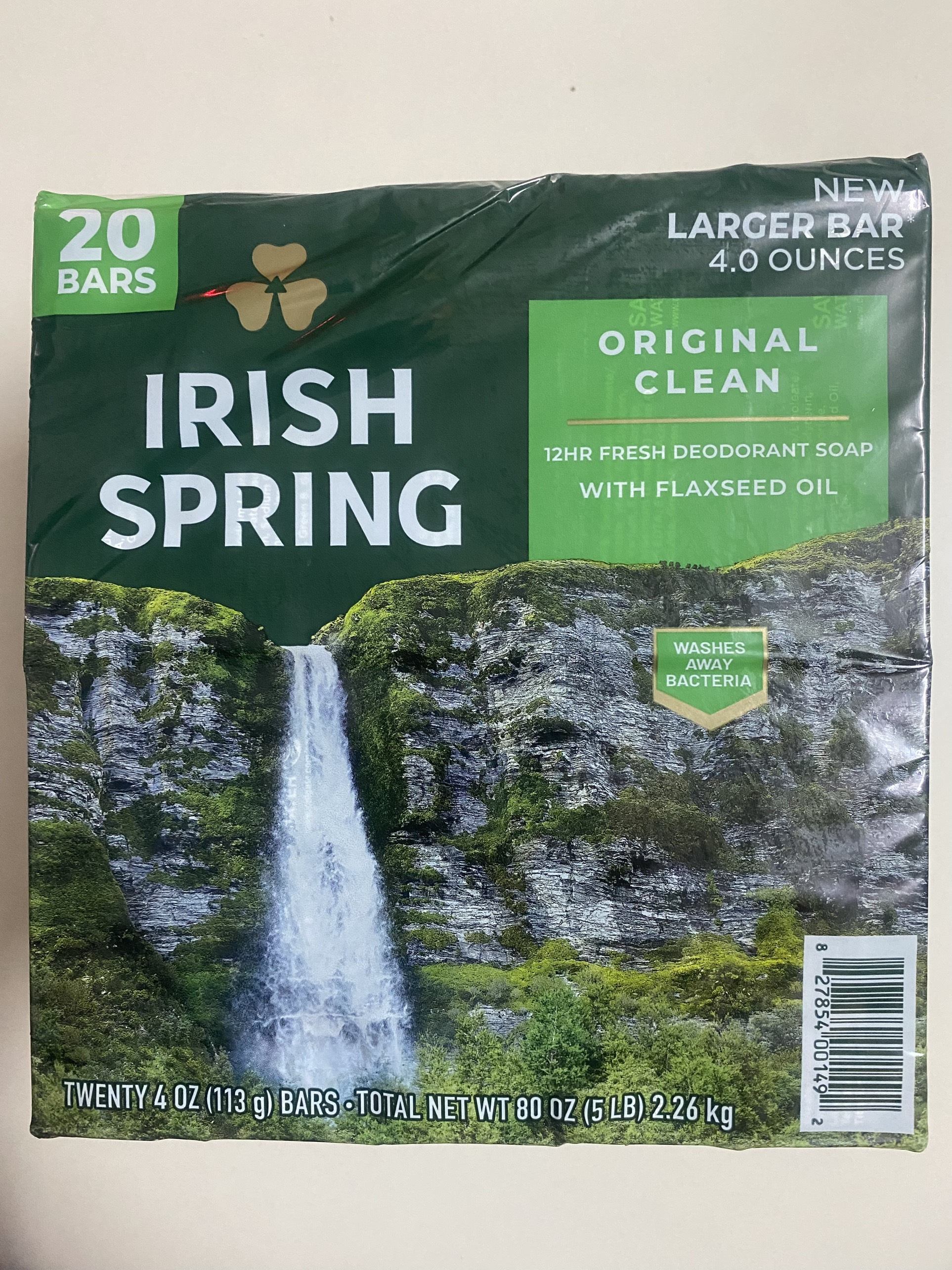 Xà bông cục Irish Spring 113g