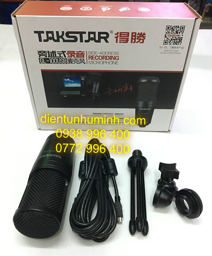 Micro thu âm Takstar GL-100 USB