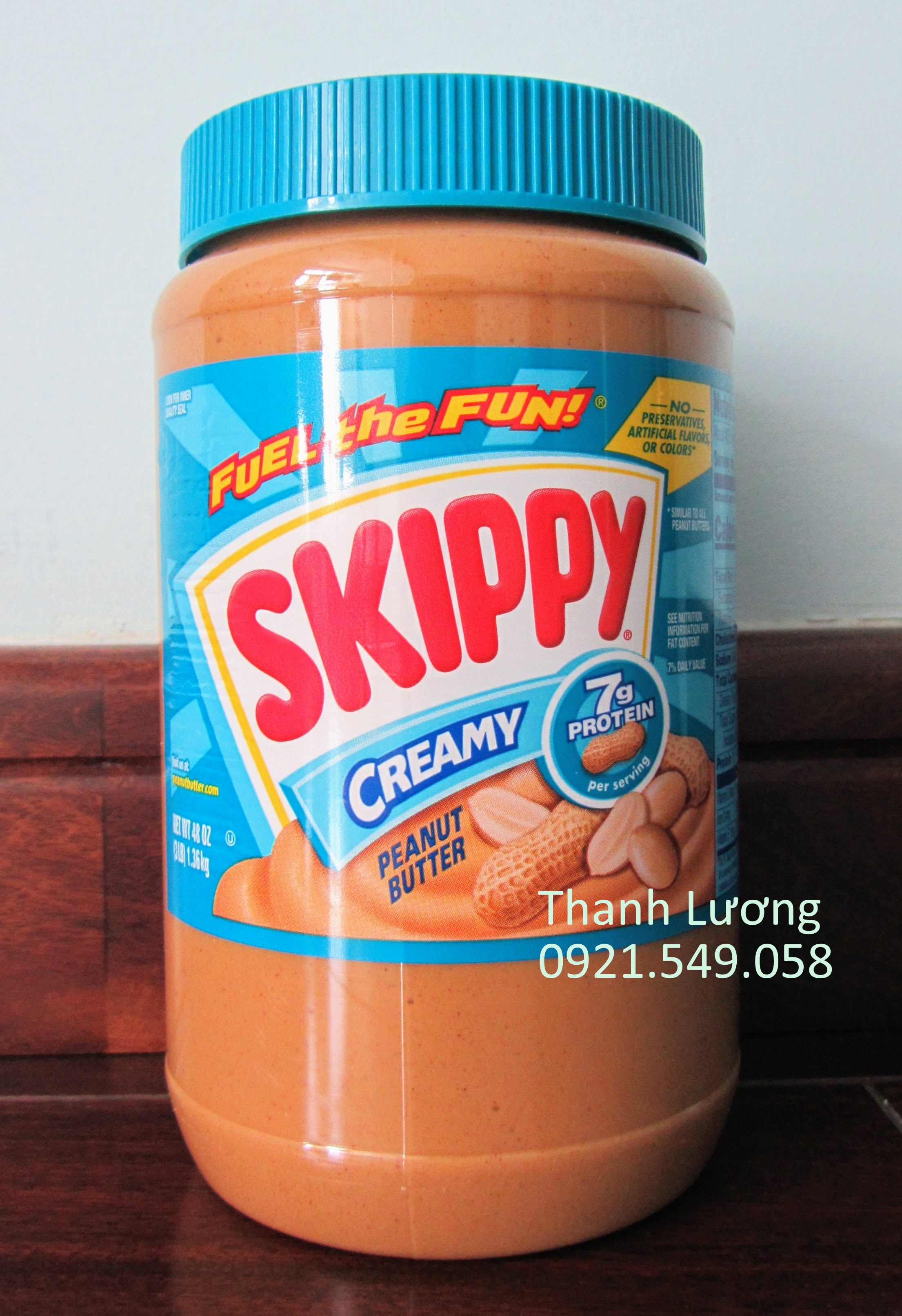Bơ đậu phộng skippy creamy - usa