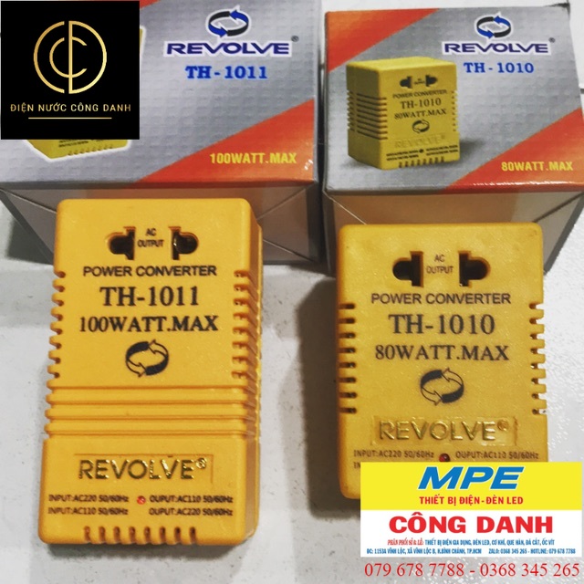 Cục đổi nguồn 220v---110v 100W 80W