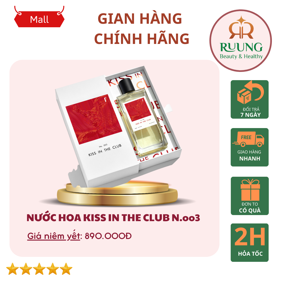 NƯỚC HOA F FESH SPRAY No.003 - KISS IN THE CLUB