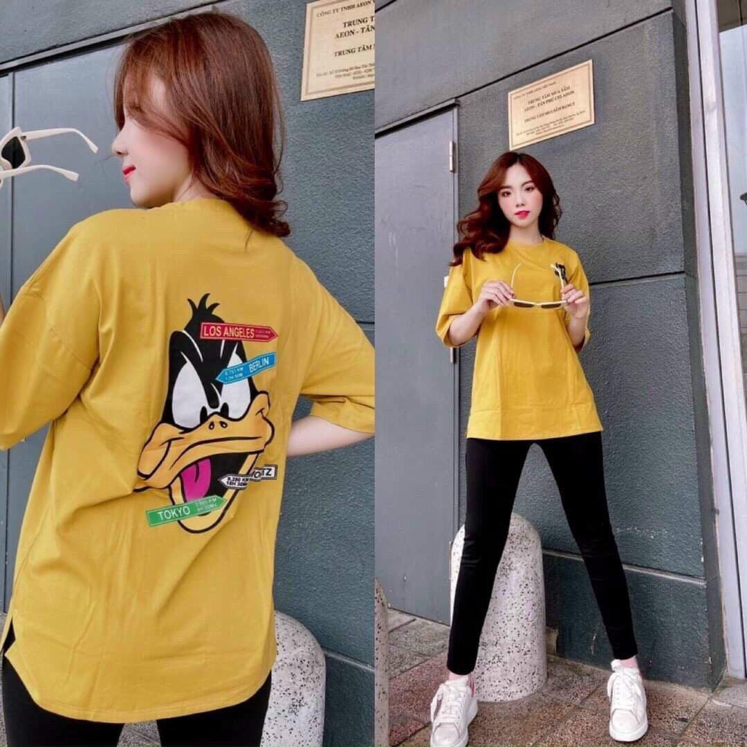 SET BỘ THỜI TRANG DÀI IN HOẠT HÌNH SIÊU DỄ THƯƠNG