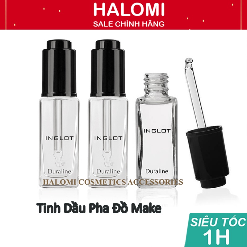 Tinh Dầu Makeup Oil Inglot Duraline Mixing 9ml Chuyên dùng cho pha mascara và mĩ phẩm bị khô, Tinh Dầu Inglot chuyên dụng _ HALOMI STORE