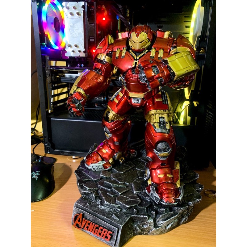 Mô Hình Iron Man Hulkbuster MH17 Cử Động Có Đèn Mark 44 Cao 18cm  Lazadavn