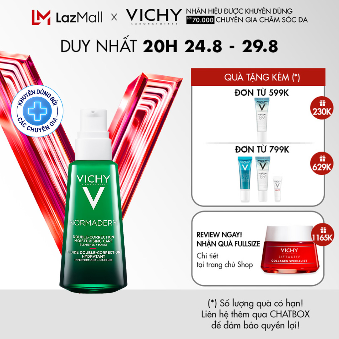 Kem dưỡng dạng gel sữa dành cho da mụn với tác động kép Normaderm Phytosolution Double-Correction Daily Care 50ml