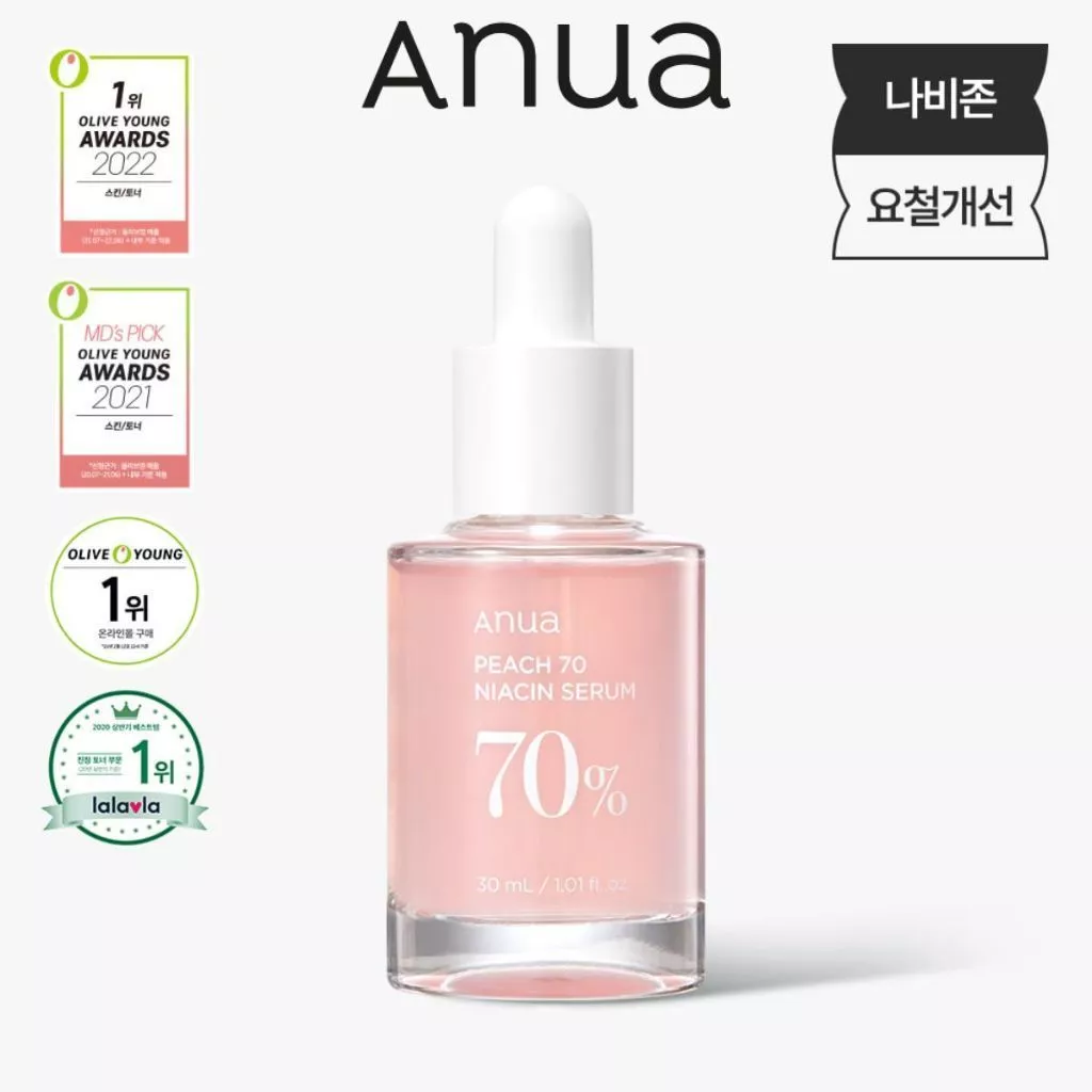  Serum dưỡng da sáng mịn Anua Peach 70% Niacinamide Serum 30ml 